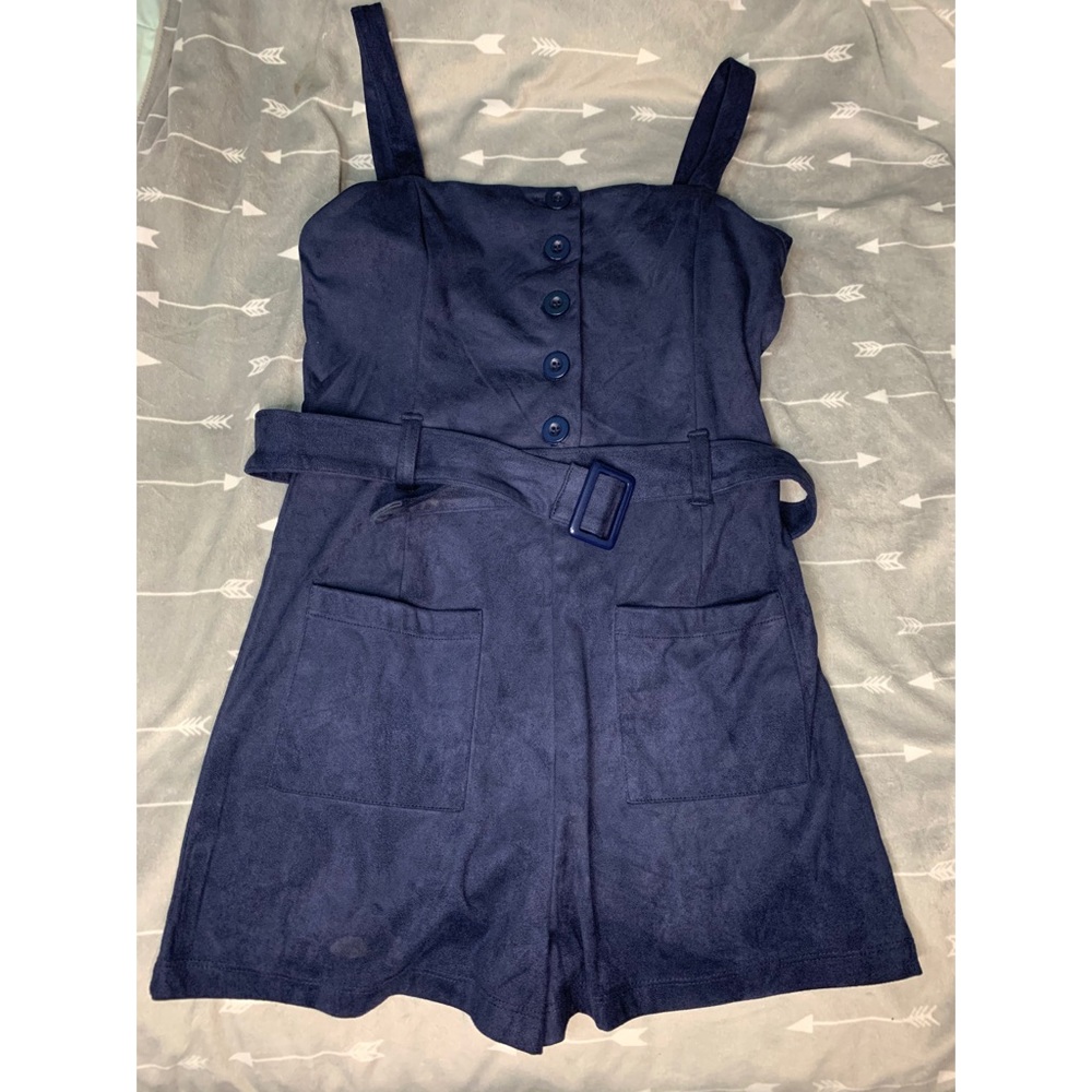 Forever 21 belted romper